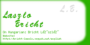 laszlo bricht business card